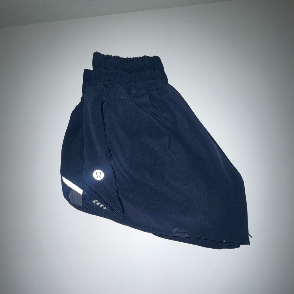 Navy Hotty Hot Low-Rise Lined Short 2.5””